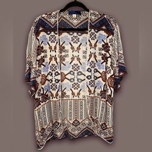 Blue Rain Linen Cardigan | Sm.